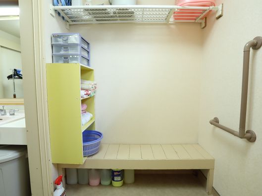 バスタオルを収納してある場所