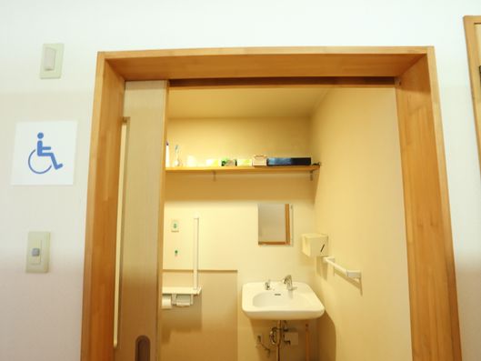 車いすでもOKのトイレ