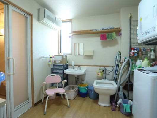 取り揃えられている掃除用品