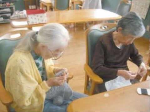 入居者様それぞれが寛いで趣味に取り組める、広い共有スペース