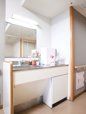 部屋の洗面台