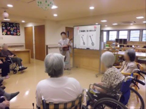 活動を楽しむ居室
