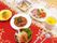 本格的な料理が並ぶ特別食。