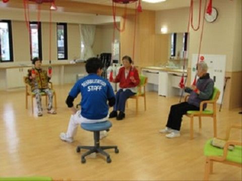 機能訓練を受ける利用者