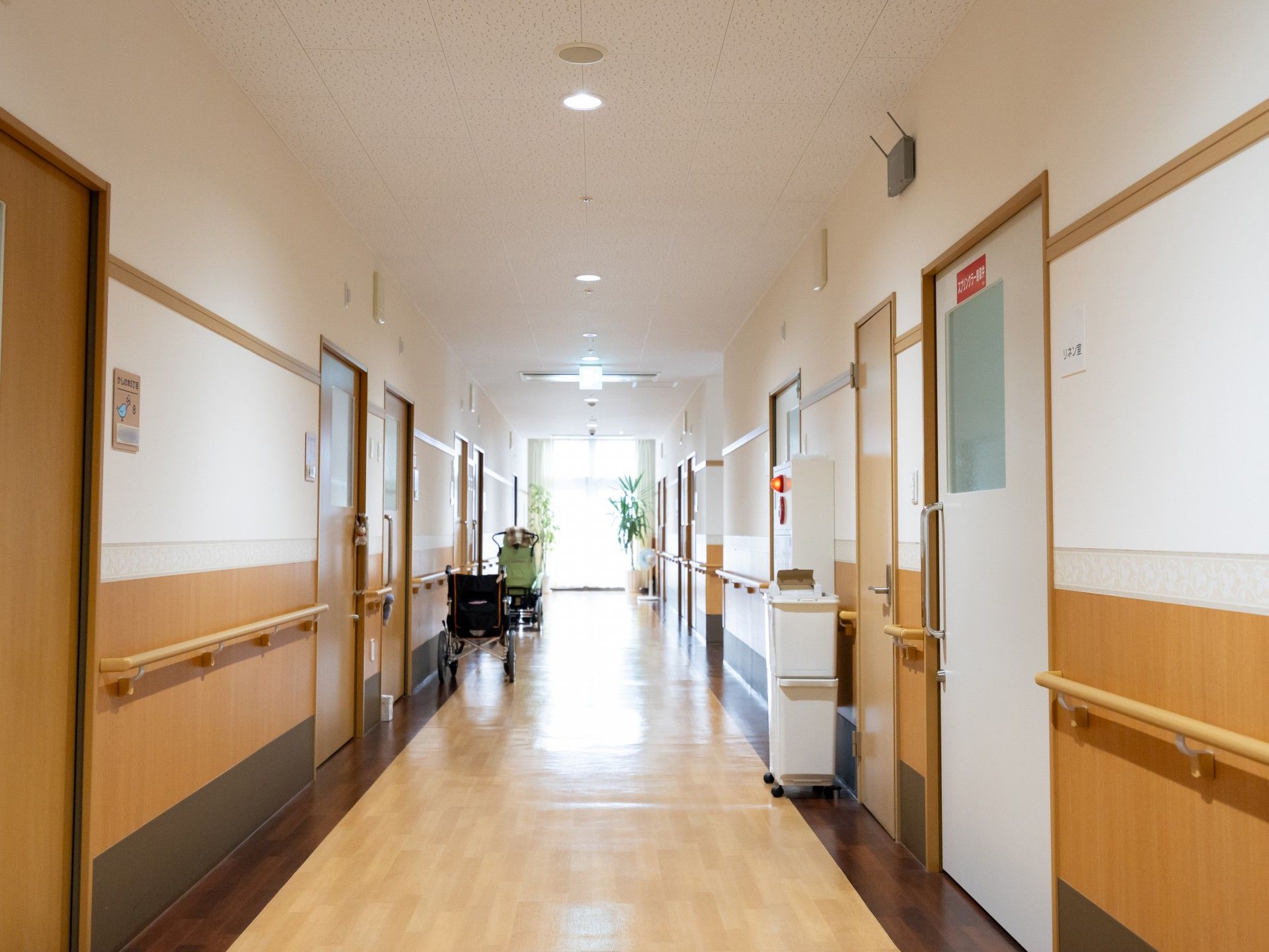 明るい廊下