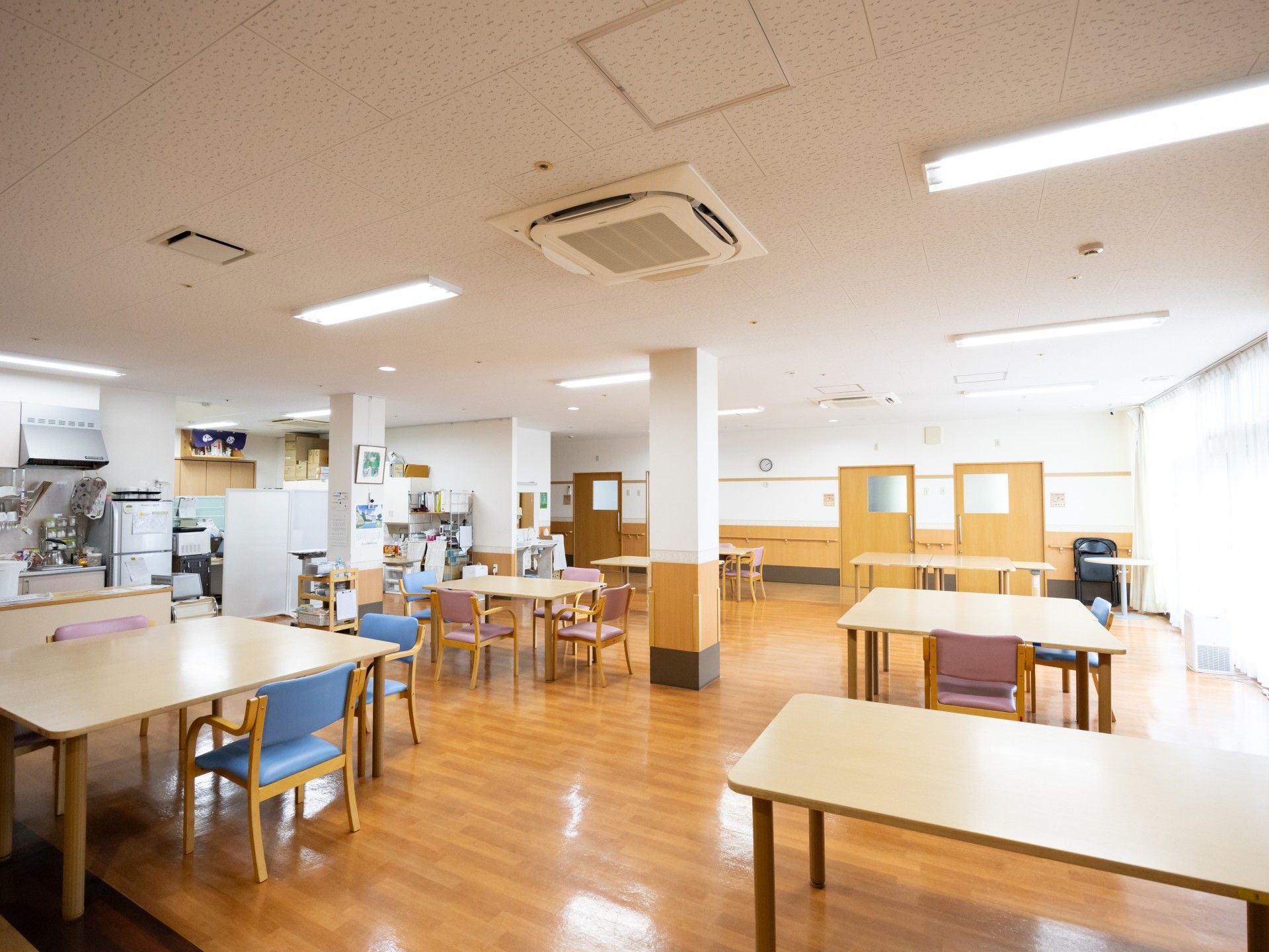 広々とした共有スペース