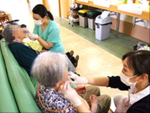 ケアの様子が見える居室