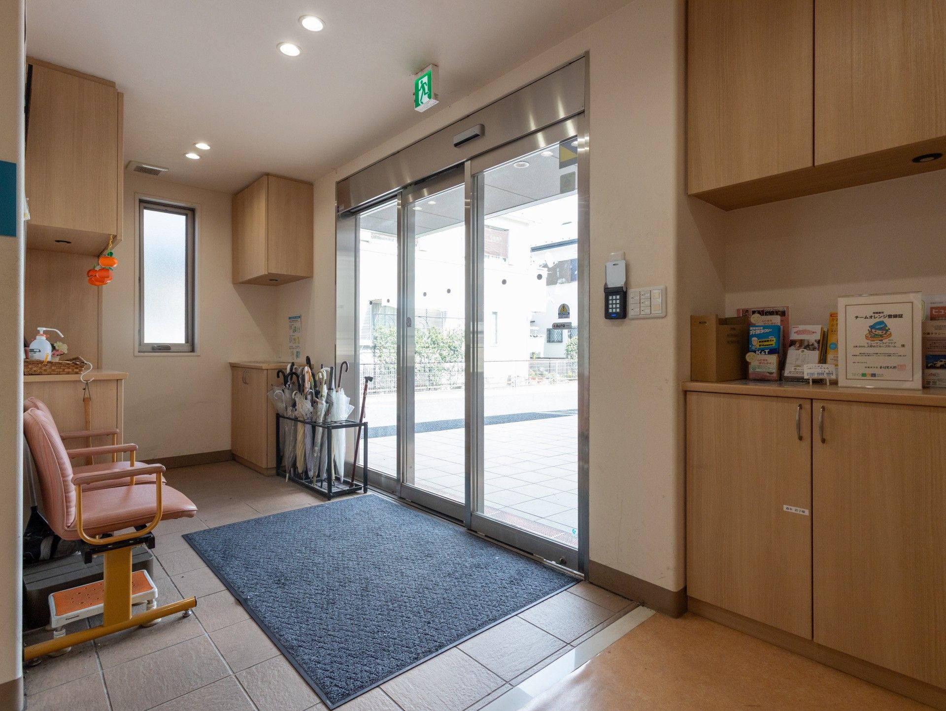 出入口付近の様子