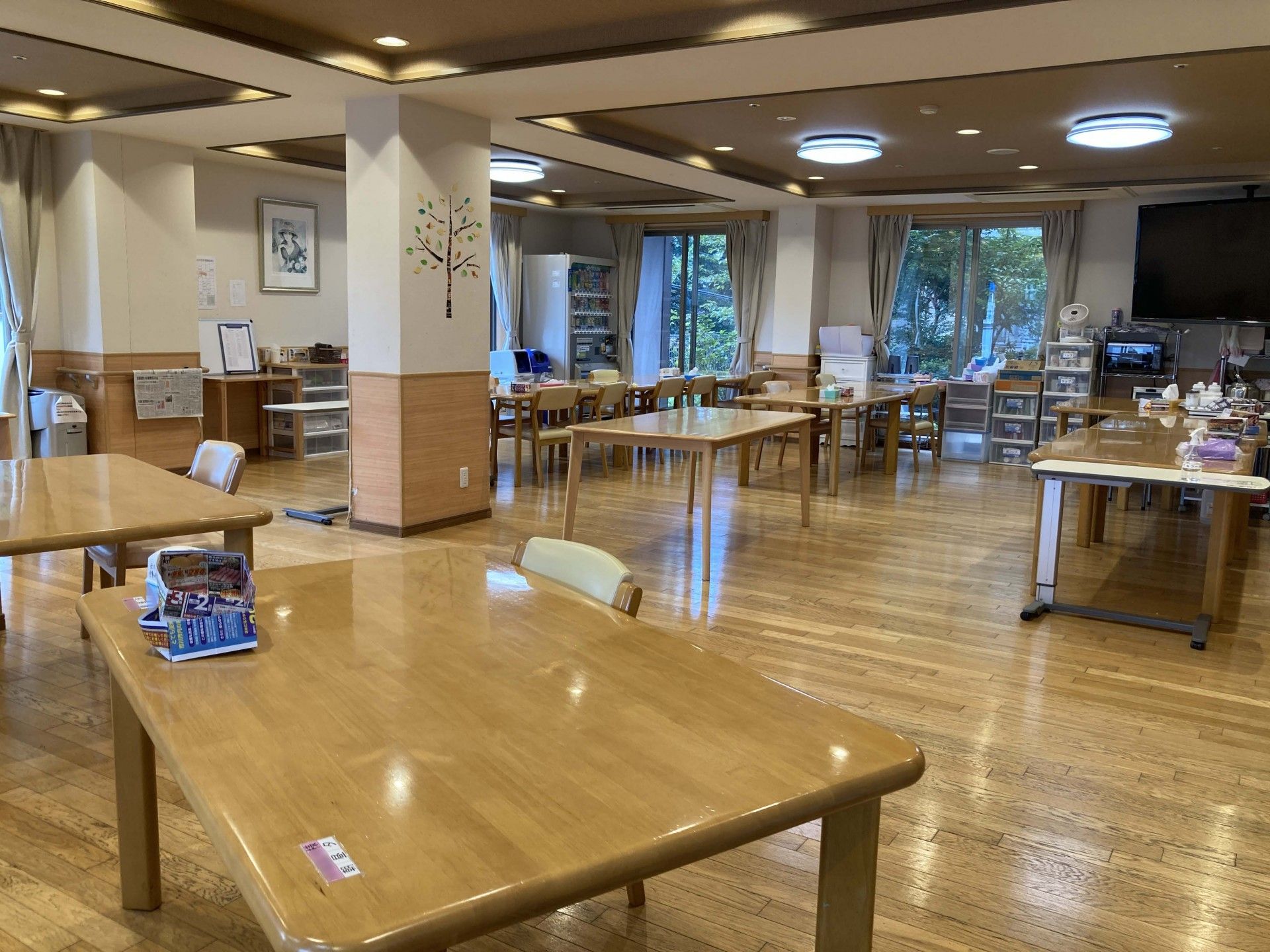 広々とした共有スペース