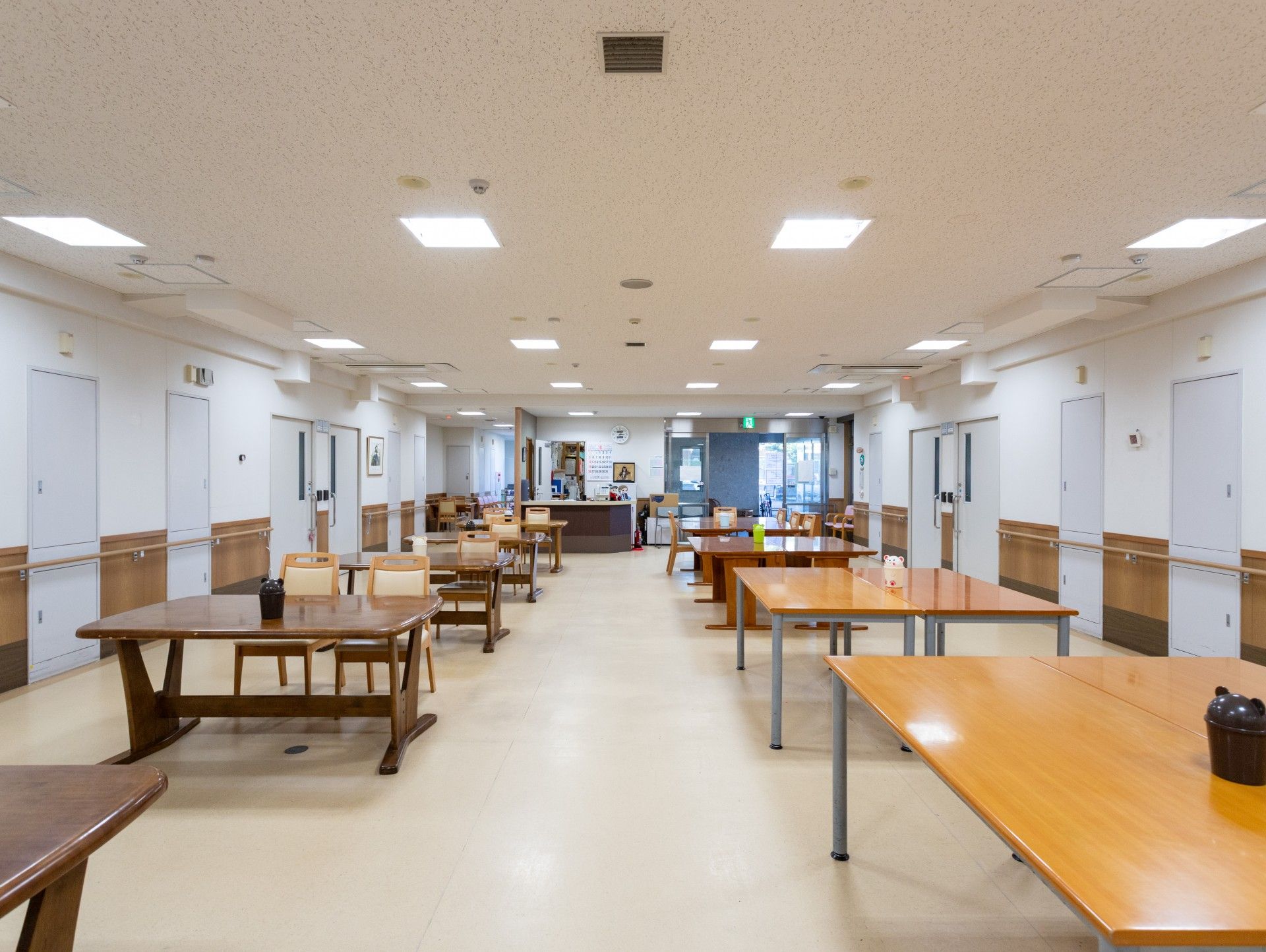 広々とした食堂