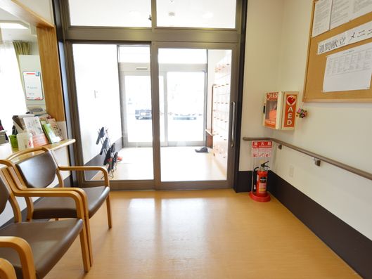 明るいエントランス