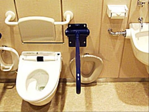 バリアフリーの快適トイレ