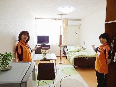 「サンライズさつか」の居室。ご自宅のようにくつろげる。