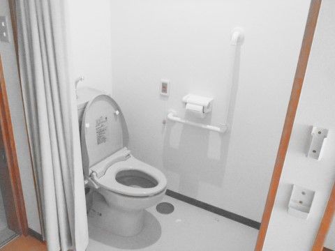 「サンライズさつか」のトイレ。洋式トイレが設置されている。
