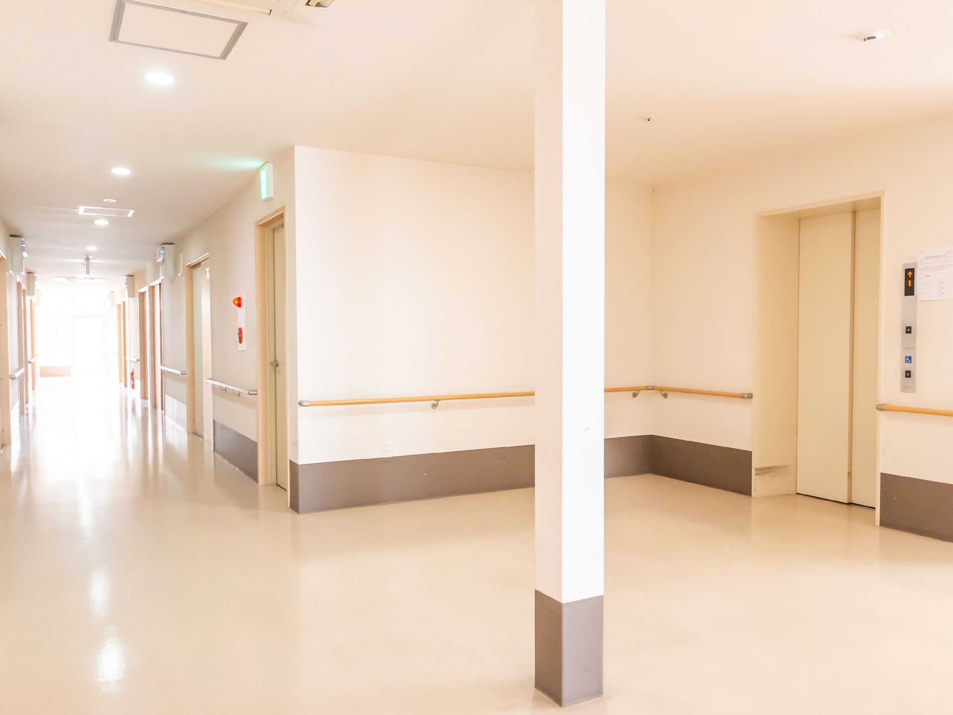 エレベーターが完備された施設