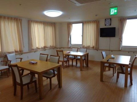 共有スペースでの憩いの場面