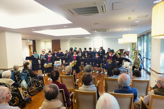 登美ケ丘中学吹奏楽部による演奏会