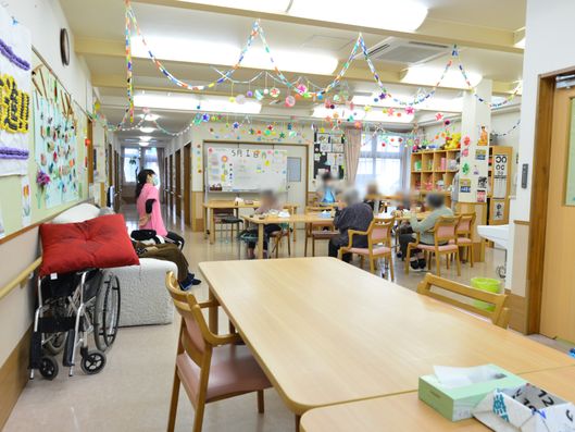 利用者が集まるリビング