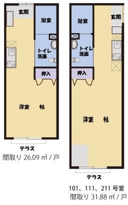 りんどう出水の間取りの間取り図