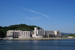 海辺の建物風景