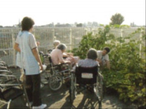 屋外でのふれあいシーン