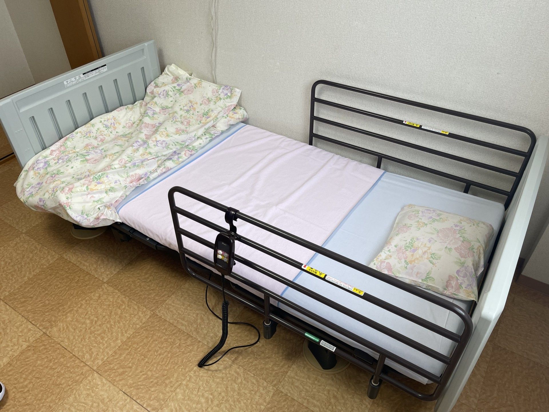 快適な個室のベッド