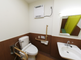 バリアフリーのトイレの内部