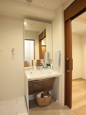 居室内の洗面台
