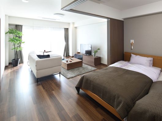 居室のベッドルーム