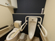 バリアフリー対応のトイレ設備