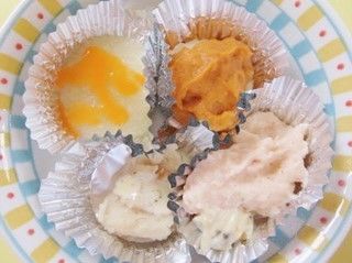 普通食をとることができない入居者様には、食べやすいように形態を変えた食事が提供される。噛む力が弱い方でも食事を楽しむことができる。
