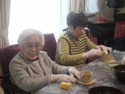 気の合うご入居者様同士で気兼ねなく過ごすことが出来るお茶会の時間