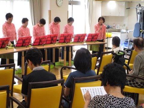 ご入居者様や介護スタッフが一緒になって作り上げるイベント