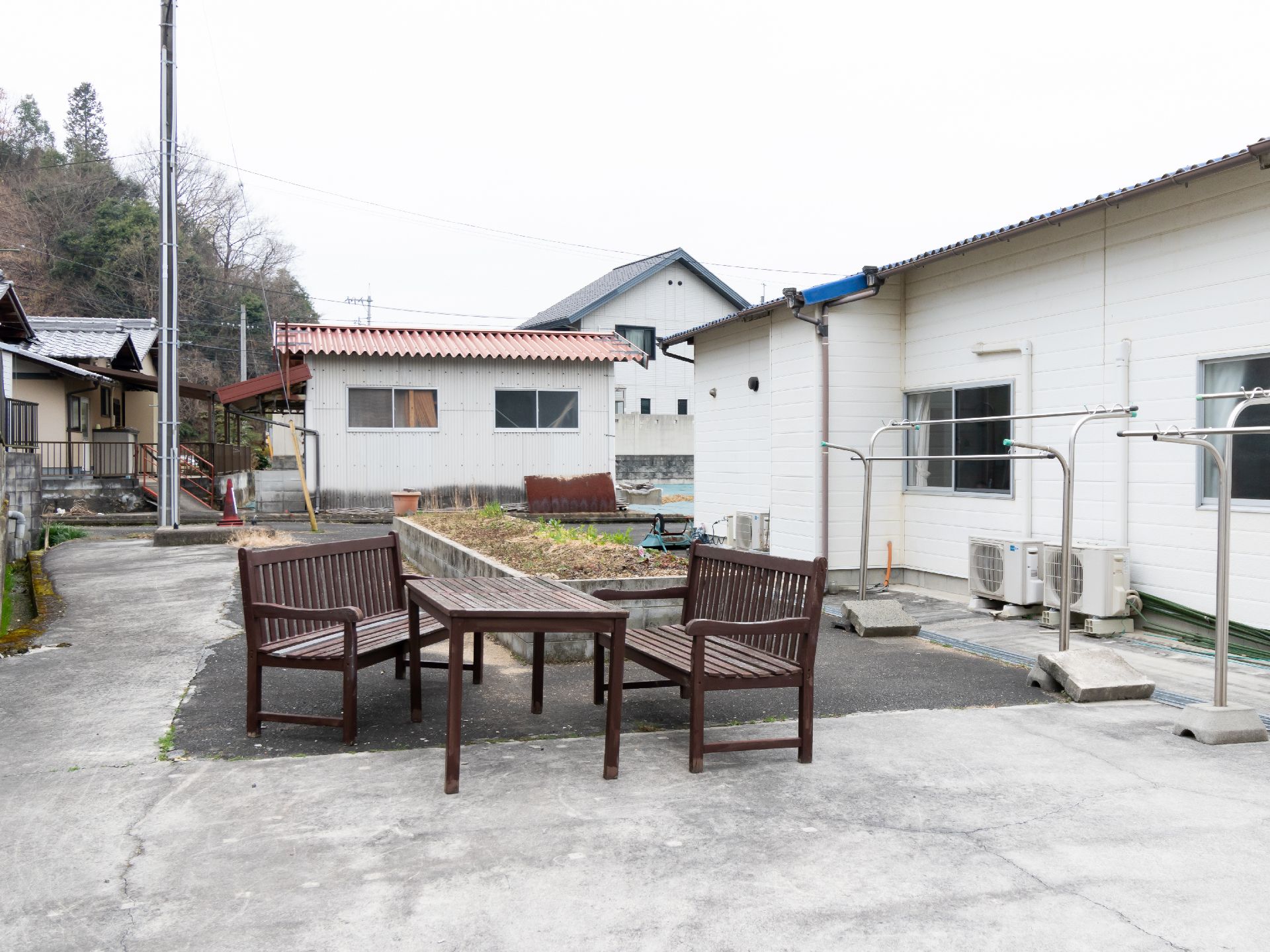入居者と介護スタッフが話している様子
