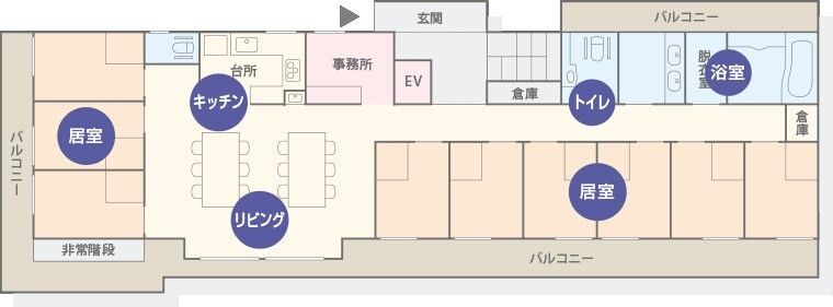 サリューブルあさひ弐番館 のフロアマップ