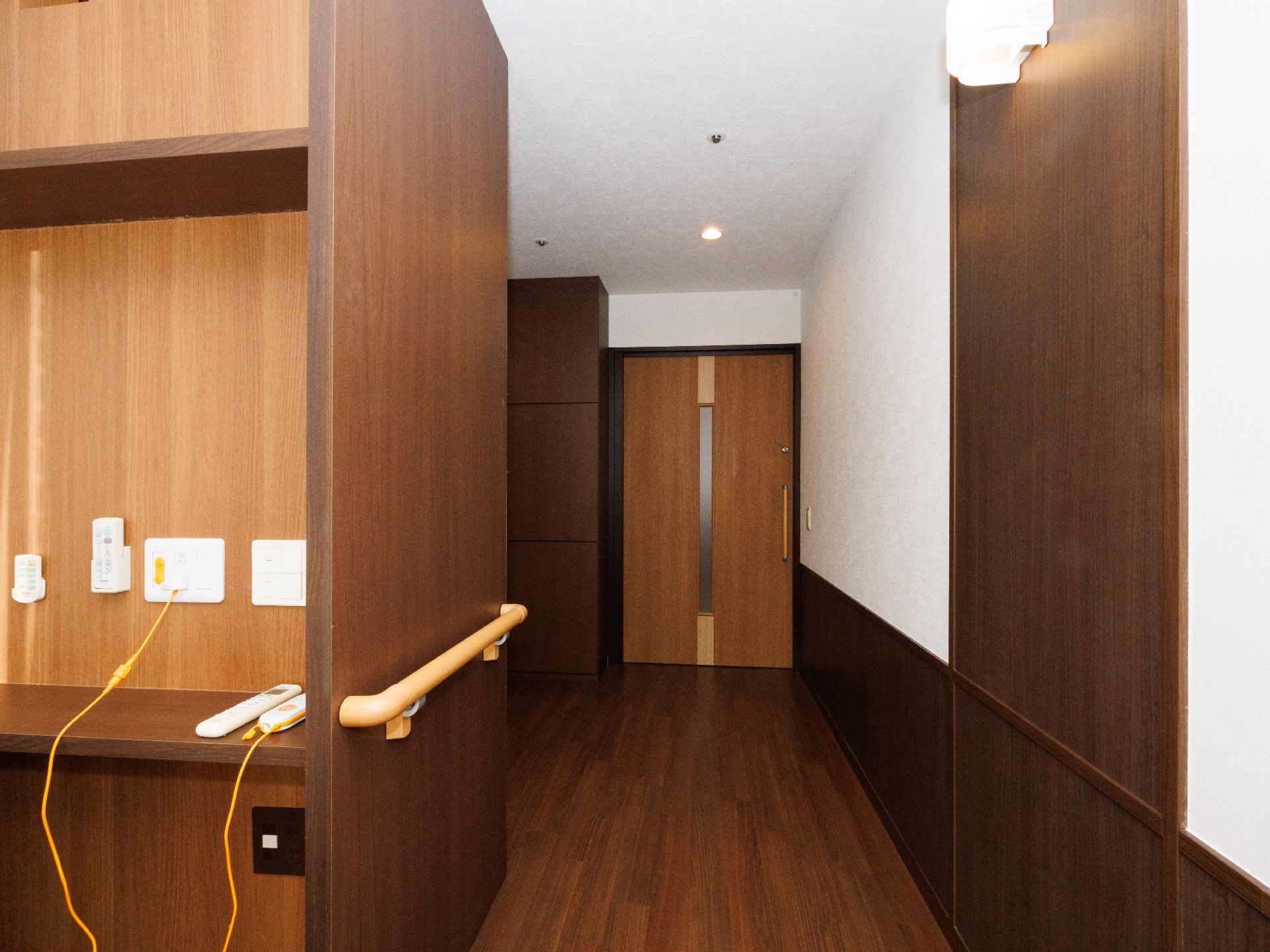 手すりを設置している居室