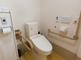 バリアフリーのトイレ設備