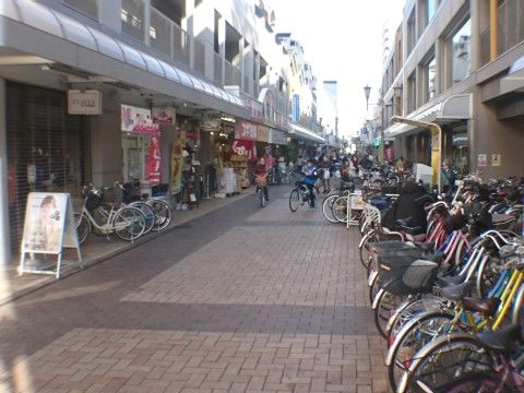 さまざまな種類の商店や飲食店が軒を連ねる商業ゾーンである。昔ながらの商店街のような風情が感じられる、活気にあふれた空間だ。