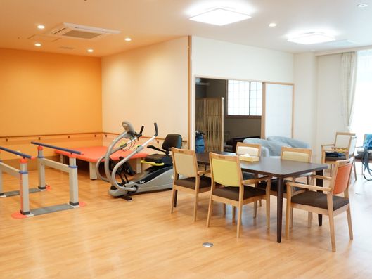 明るく開放感のあるスペース