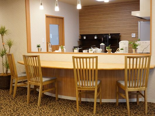 お洒落なカウンタースペース