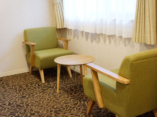 落ち着いた雰囲気のスペース