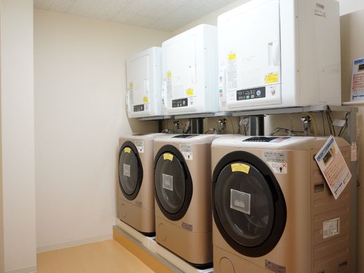 快適で清潔感のある洗濯スペース