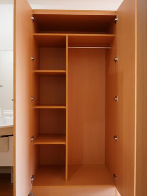 充実したクローゼット