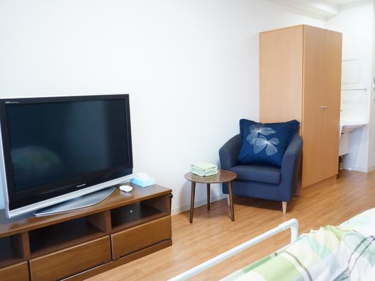 十分なスペースの個室