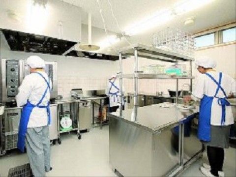 清潔な調理場