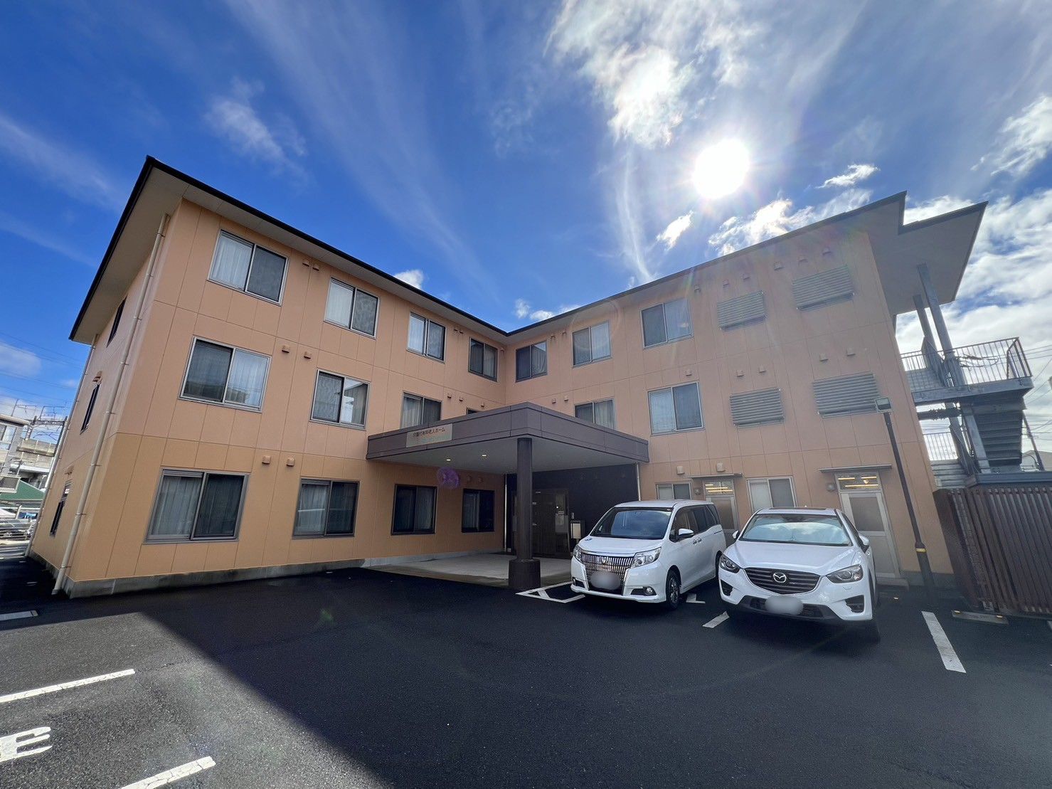 快適な施設の外観