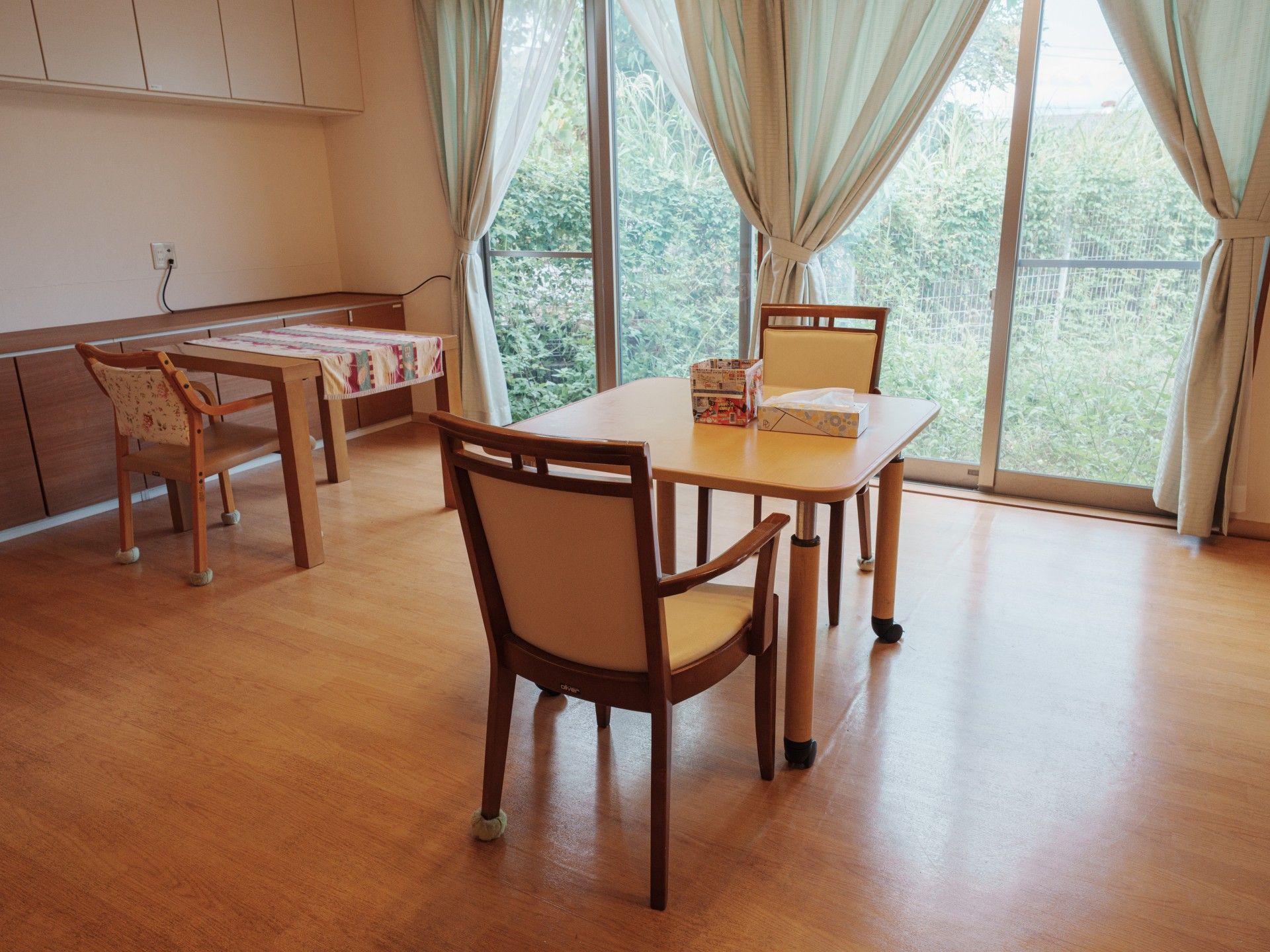 自然光が差し込む部屋