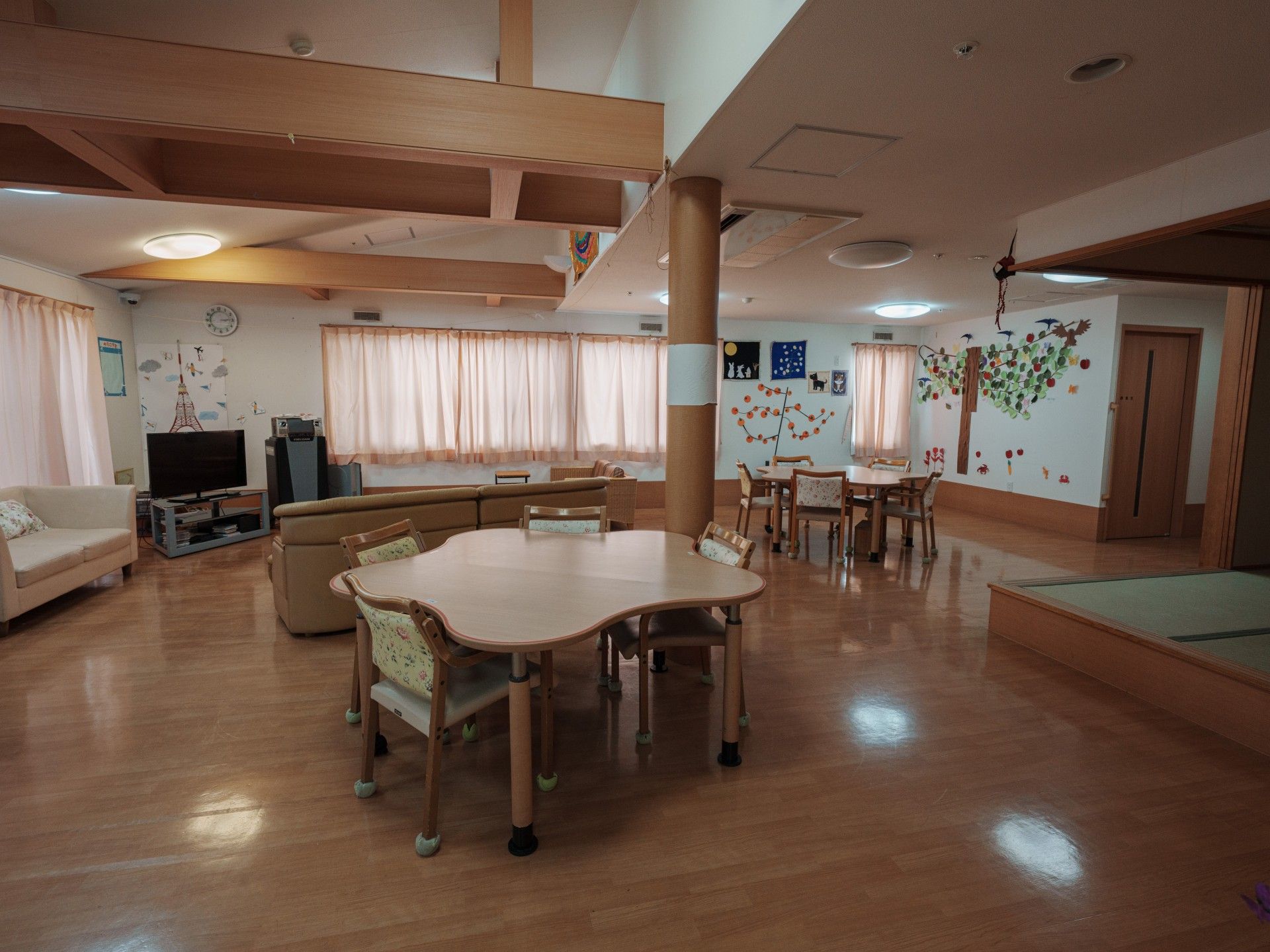 くつろぎの共有スペース