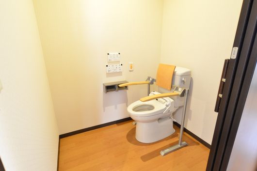 ゆとりのあるトイレ