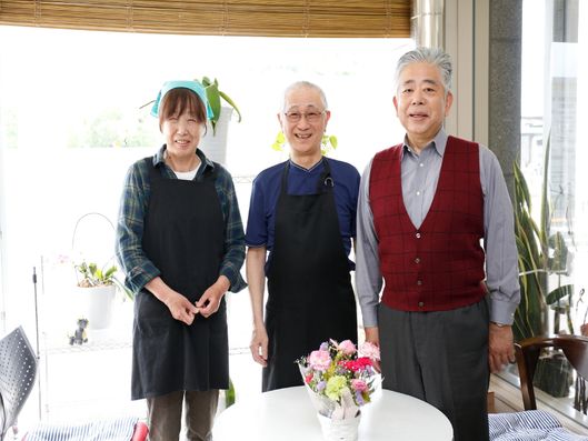 笑顔のスタッフ